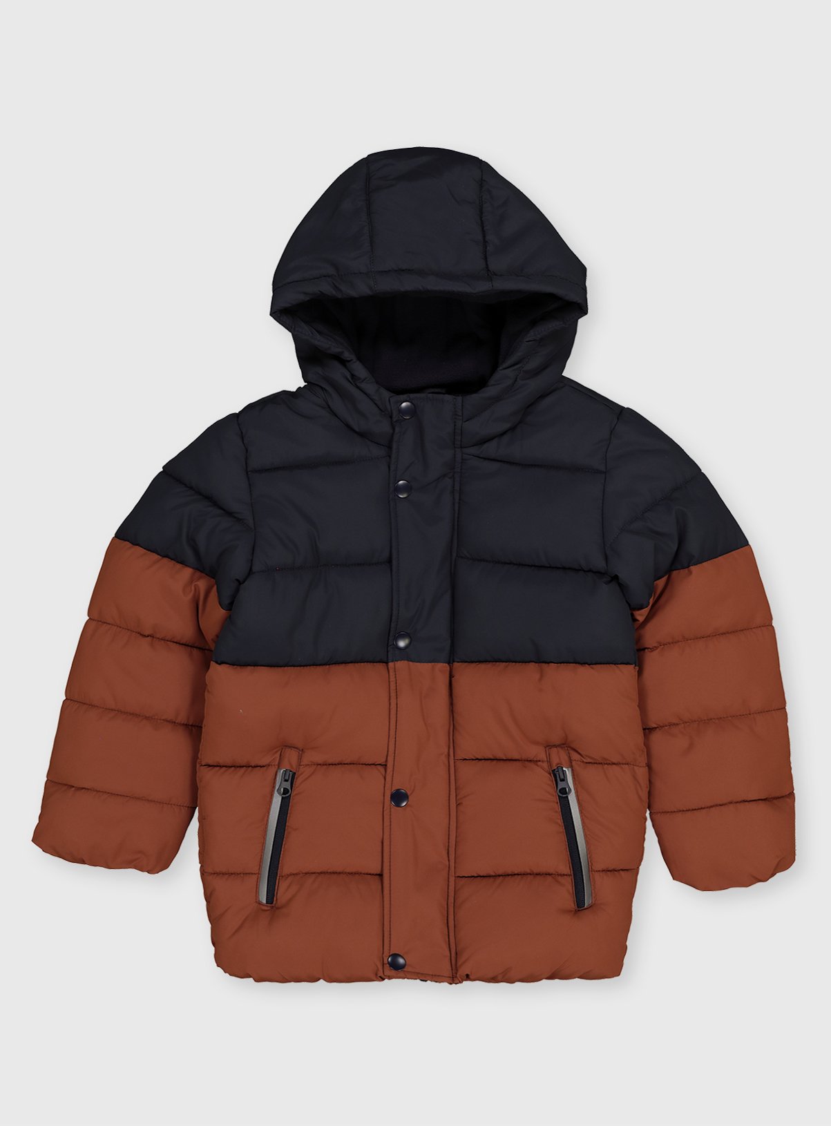 Colour Block Padded Hooded Coat review